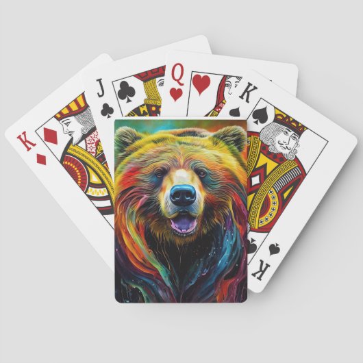 Jeu De Cartes Ours Grizzly Animal Discovery Aventure Nature Pla (dos)
