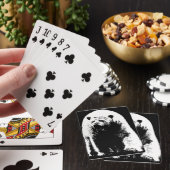 Jeu De Cartes Ours polaire noir et blanc Pop Art (In Situ)