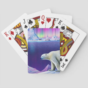 Jeu De Cartes Ours polaire sur glace