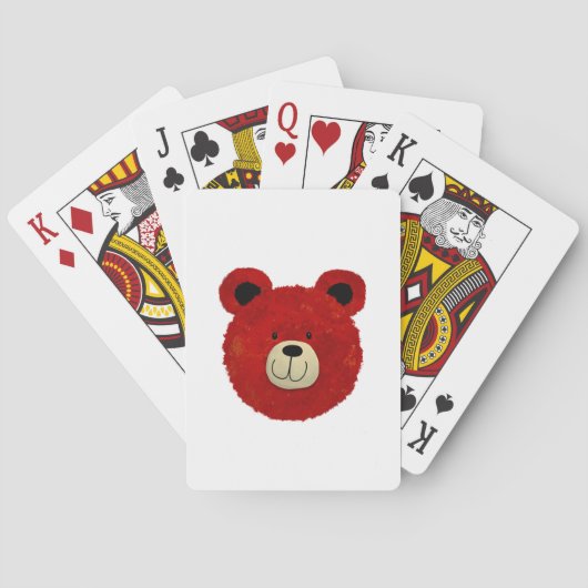 Jeu De Cartes Ours rouge (dos)