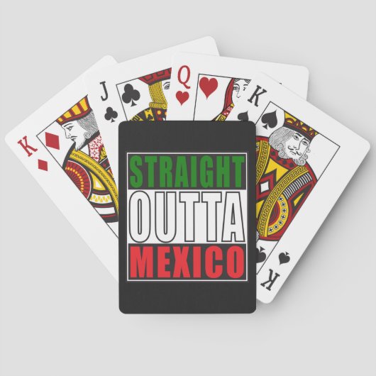 Jeu De Cartes Outta droit Mexique (dos)