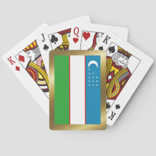 Jeu De Cartes Ouzbékistan Drapeau Jouer des cartes