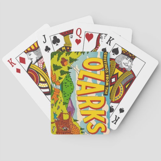 Jeu De Cartes  Ozarks Greeting Playing Cards (dos)