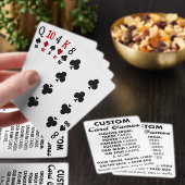 Jeu De Cartes Pack de cartes personnalisées CANASTA (Insitu)