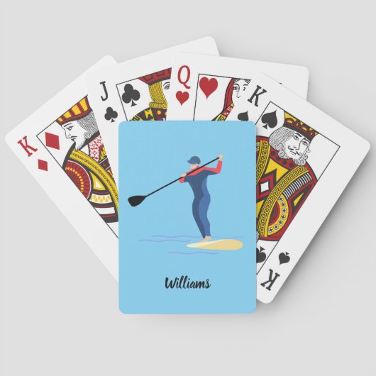 Jeu De Cartes Paddleboarding en stand-up (dos)