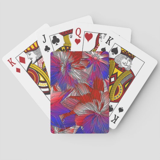 Jeu De Cartes Pailleté d'étoiles (dos)