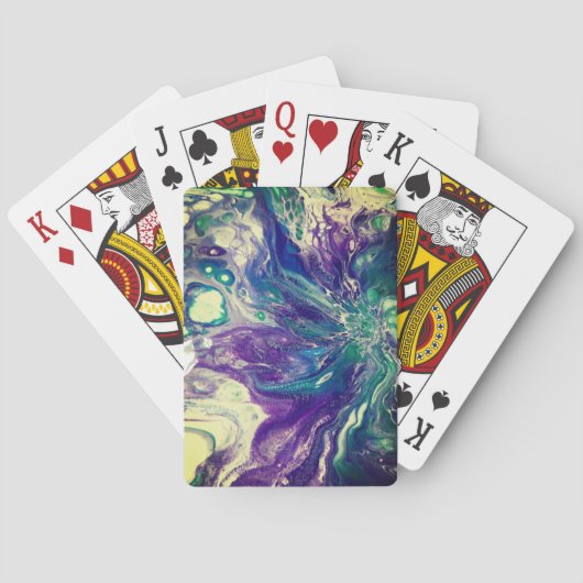 Jeu De Cartes Paint Pour Playing Card #1107 (dos)