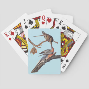 Jeu De Cartes Paire Audubon de baiser des pigeons voyageurs