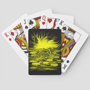 Jeu De Cartes Paire de dauphins dans le soleil