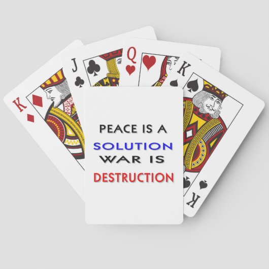 Jeu De Cartes Paix (dos)