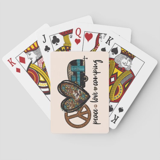 Jeu De Cartes Paix, Amour, Camping (dos)