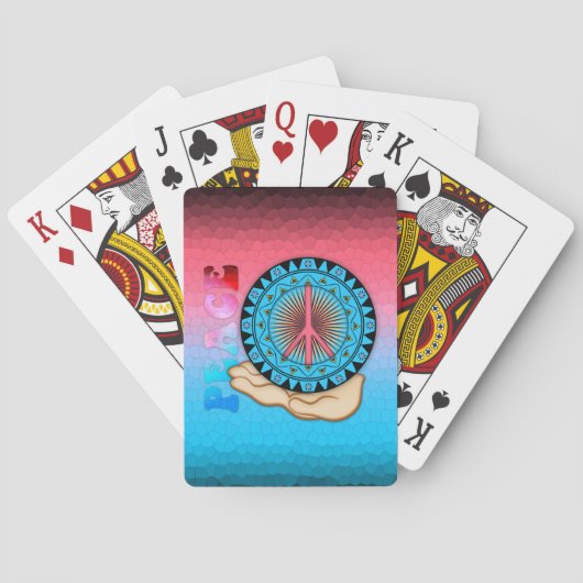 Jeu De Cartes Paix ~ Soleil (dos)