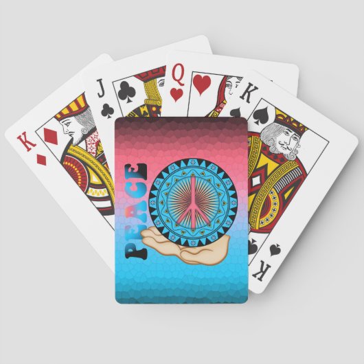 Jeu De Cartes Paix ~ Soleil (dos)