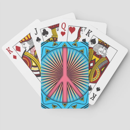 Jeu De Cartes Paix ~ Soleil (dos)