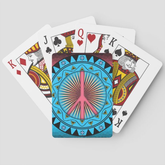 Jeu De Cartes Paix ~ Soleil (dos)