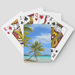 Jeu De Cartes Palm Beach tropicale dans le Pacifique