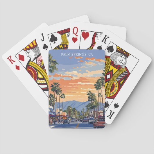 JEU DE CARTES PALM CANYON DRIVE-PALM SPRINGS CA (dos)