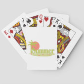 Jeu De Cartes Palm Tree été avec soleil et plage (dos)
