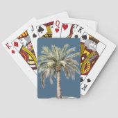 Jeu De Cartes Palmier de plage tropical (dos)