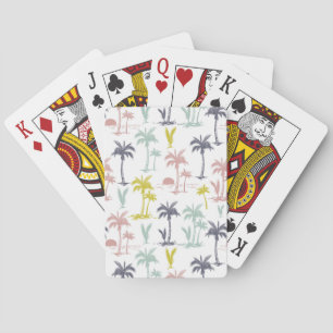 Jeu De Cartes Palmier en pastel par le motif de plage