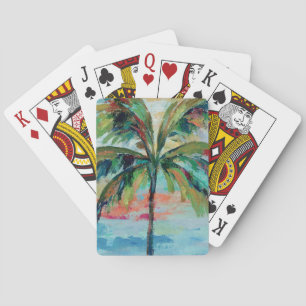 Jeu De Cartes Palmier tropical de