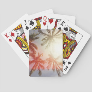 Jeu De Cartes Palmiers de noix de coco contre le Sun