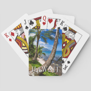 Jeu De Cartes Palmiers Le Long De La Plage Hideaways