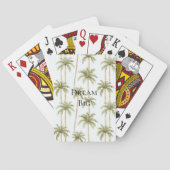 Jeu De Cartes Palmiers tropicaux (dos)