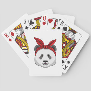 Jeu De Cartes Panda avec Bandana