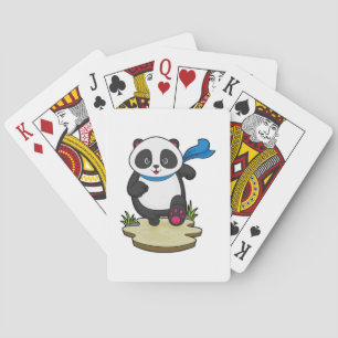 Jeu De Cartes Panda coureur avec Écarf