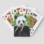Jeu De Cartes Panda géant tenant le bambou (dos)