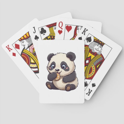 Jeu De Cartes Panda mange un biscuit (dos)