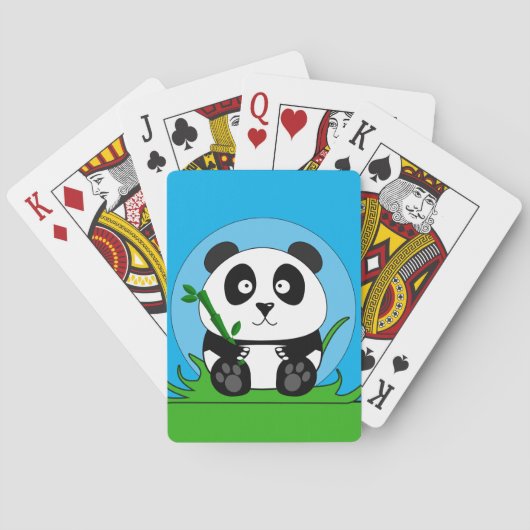 Jeu De Cartes Panda Noir Et Blanc (dos)