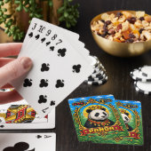 Jeu De Cartes Panda Rétro Pixel Art 8-Bit (In Situ)