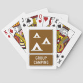 Jeu De Cartes Panneau de camping de groupe (dos)