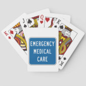 Jeu De Cartes Panneau de lecture des cartes des services Médical (dos)