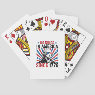 Jeu De Cartes Panneau de protestation de George Washington Pas d