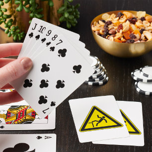 Jeu De Cartes Panneau de signalisation Attention à votre démarch