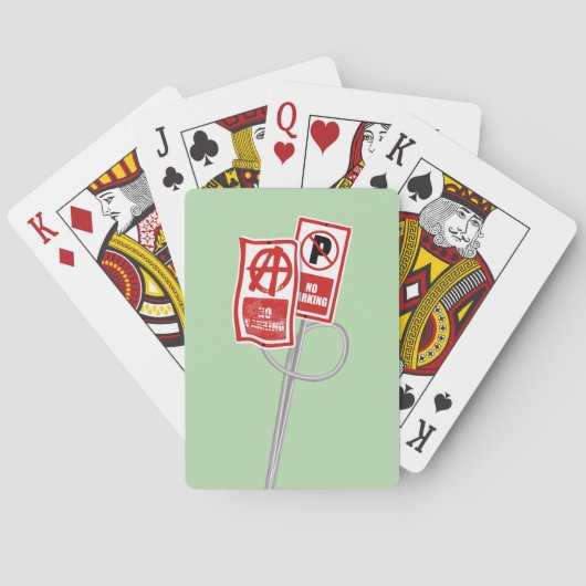 Jeu De Cartes Panneau d'interdiction de stationner anarchique (dos)