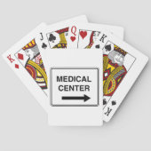 Jeu De Cartes Panneau du Centre Médical (dos)