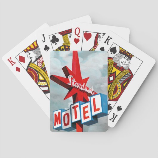 Jeu De Cartes Panneau du Motel Stardust (dos)