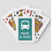 Jeu De Cartes Panneau Parc Et Ride (dos)