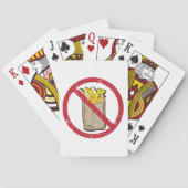 Jeu De Cartes Panneau Pas de Frites (dos)