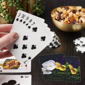 Jeu De Cartes Pansies jaune et violet blanc (In Situ)