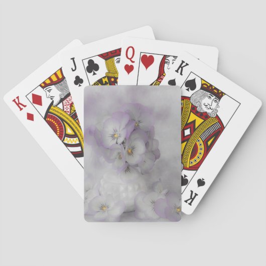 Jeu De Cartes Pansies souples (dos)