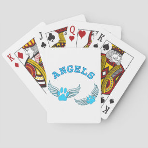 Jeu De Cartes Pantalons D'Ange En Bleu