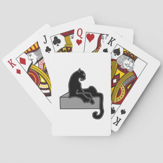Jeu De Cartes Panthère noire (dos)