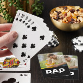 Jeu De Cartes Papa a établi une photo noire audacieuse (In Situ)