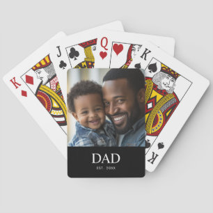 Jeu De Cartes Papa a établi une simple photo noire