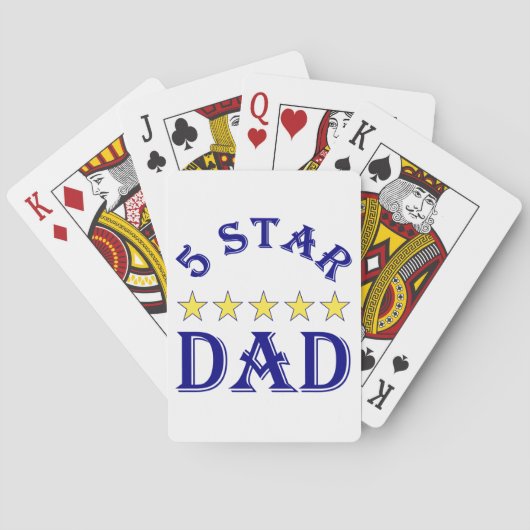 Jeu De Cartes Papa cinq étoiles (dos)